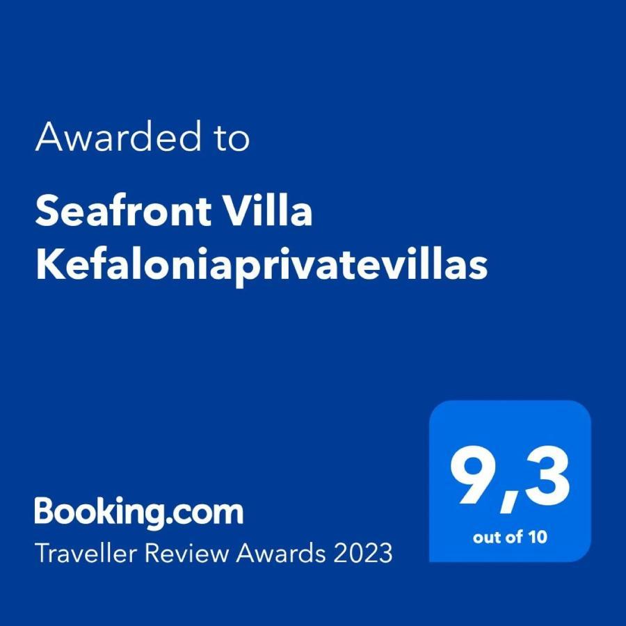 Seafront Villa Kefaloniaprivatevillas Trapezaki  Exterior foto
